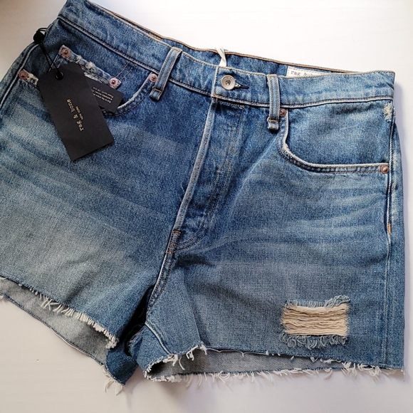 rag & bone Pants - NWT Rag & Bone Maya High-Rise Denim Short 30